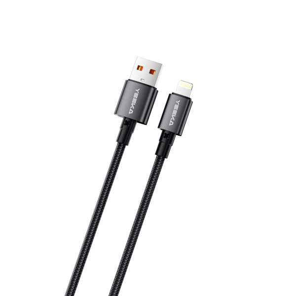 YEEKA USB-A to Lightning Cable Black