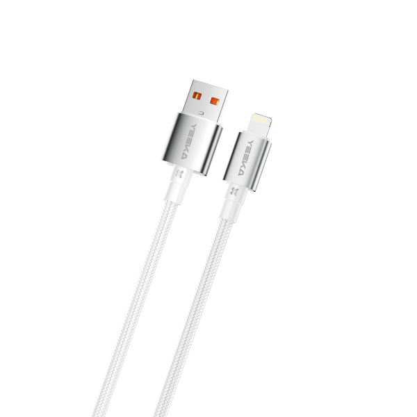 YEEKA USB-A to Lightning Cable White