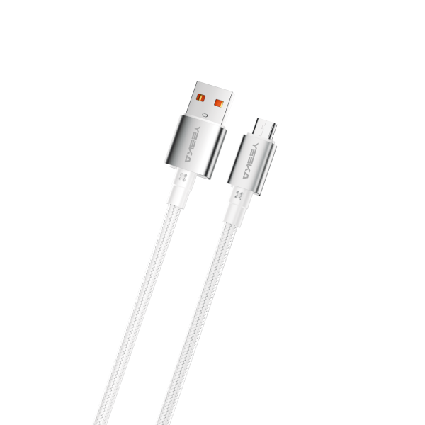 YEEKA USB-A to Micro-USB V8 Cable White