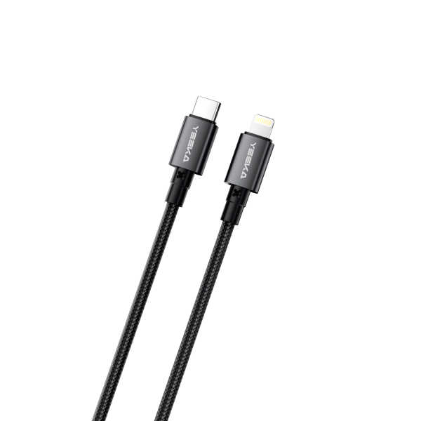 YEEKA USB-C to Lightning Cable Black